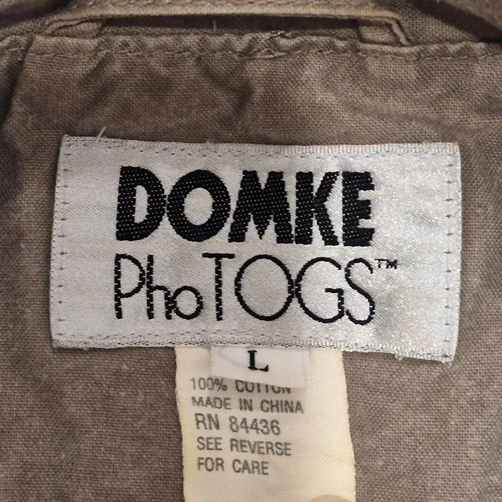 DOMKE PhoTOGS Utility Vest Distressed Gorpcore Mesh Pockets Utilitatrian‎ Size L